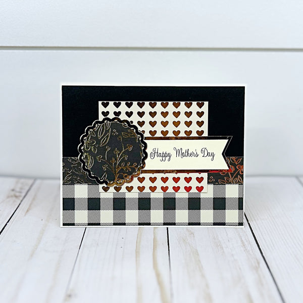 Elegant Mother's Day Handmade Greeting Card