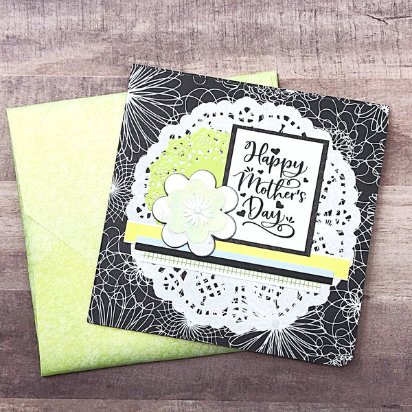 Mother’s Day Photo Album Card, Handmade Greeting Card