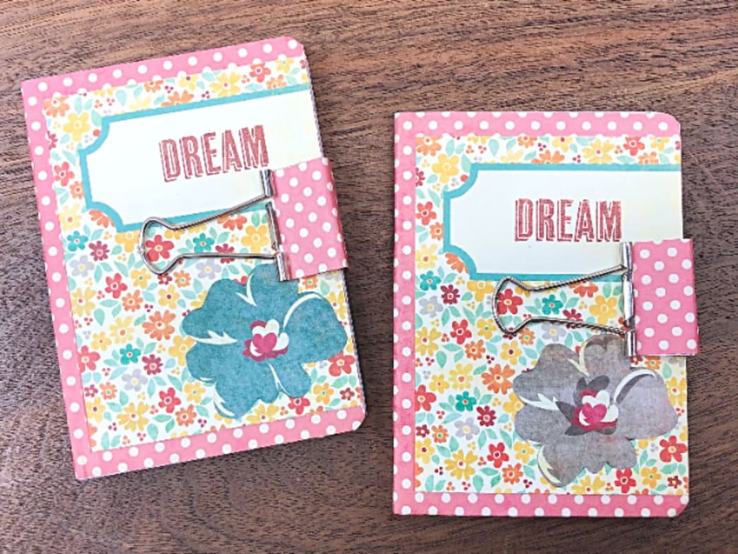 Mini Composition Notebook with Gift Card Holder and Inspired Saturdays with Call Me Crafty Al