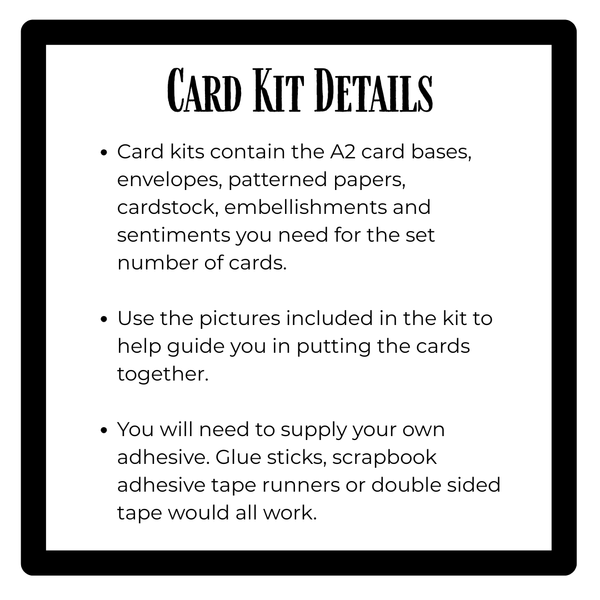 DIY Mother's and Father's Day Card Kit, Make Your Own Greeting Cards, Cardmaking Kit