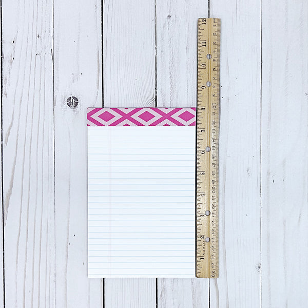 Pretty Reusable Notepad Folder with Pad, Pen and Pocket for Gift Card