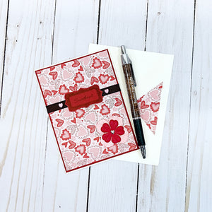 Sweetheart Valentine's Day Card, Handmade Happy Valentine's Day Greeting Card