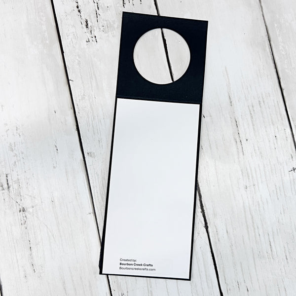 Congratulations Wine Bottle Gift Tag and Gift Card Holder for Weddings, Engagements, Graduations, New Job, New House