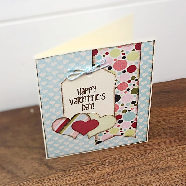 Happy Valentine's Day Card, Handmade Cute and Simple Valentine