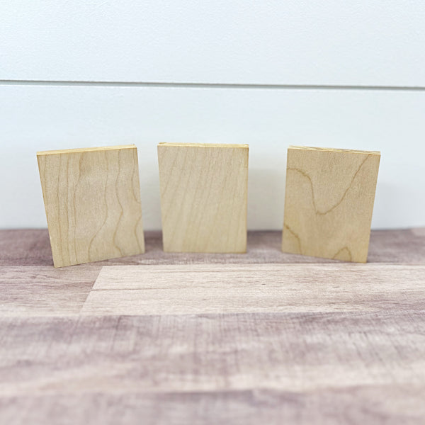 Unfinished Wooden Blocks for DIY Projects and Crafting