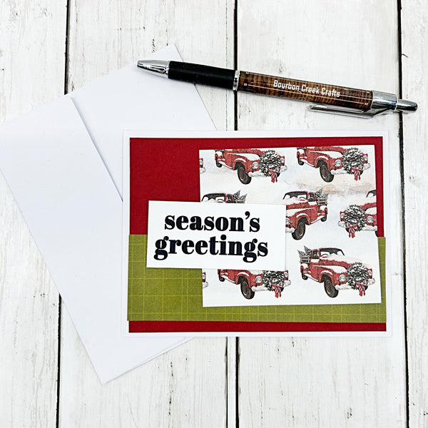 DIY Christmas Card Kit, Make Your Own Greeting Cards, Beginner Cardmaking Kit