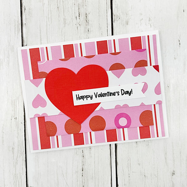 DIY Valentine's Card Kit, Make Your Own Greeting Cards, Beginner Cardmaking Kit