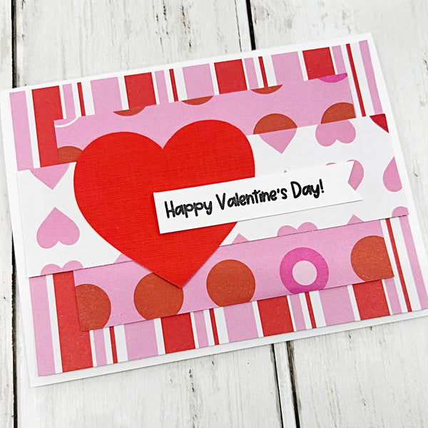 DIY Valentine's Card Kit, Make Your Own Greeting Cards, Beginner Cardmaking Kit