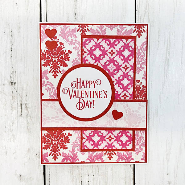Handmade Happy Valentine's Day Cards, Set of 4 Greeting Cards