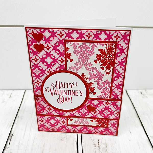 Handmade Happy Valentine's Day Cards, Set of 4 Greeting Cards