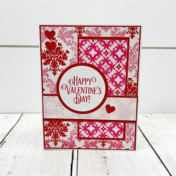 Handmade Happy Valentine's Day Cards, Set of 4 Greeting Cards