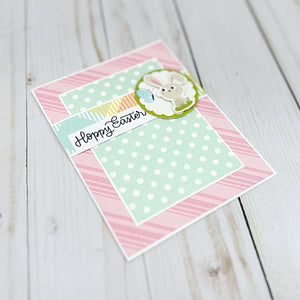 Hoppy Easter Handmade Greeting Card