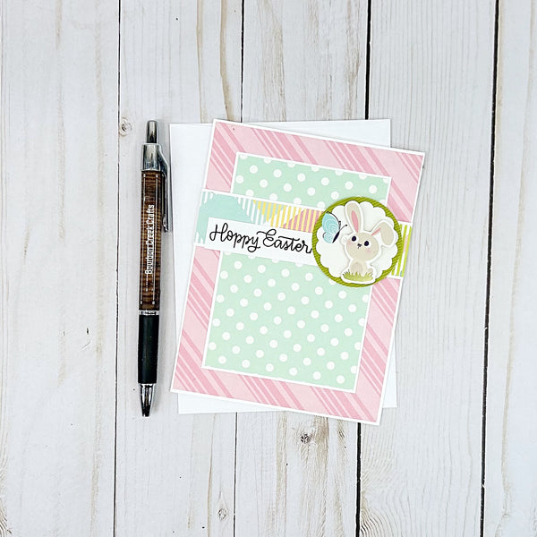 Hoppy Easter Handmade Greeting Card