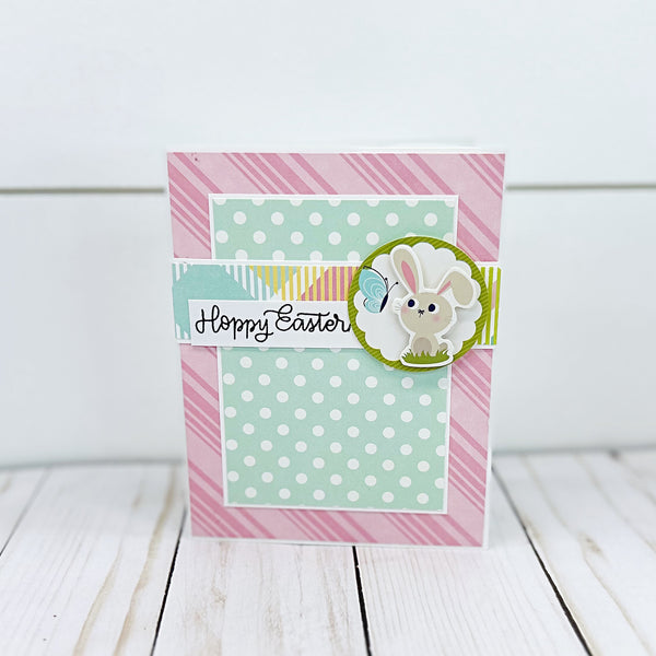 Hoppy Easter Handmade Greeting Card