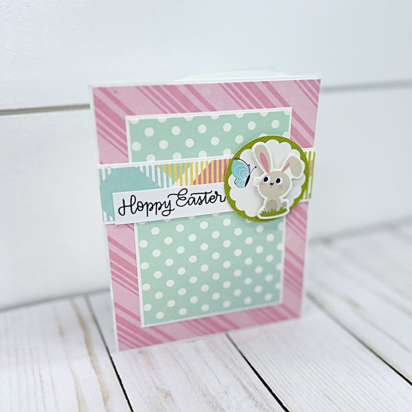 Hoppy Easter Handmade Greeting Card