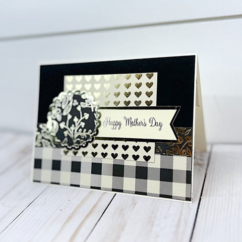 Elegant Mother's Day Handmade Greeting Card