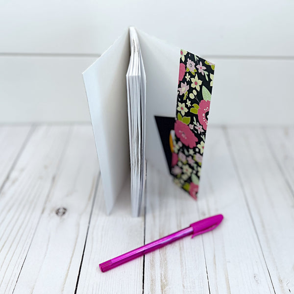 Pretty Inspirational Notebook with Pocket for Gift Card