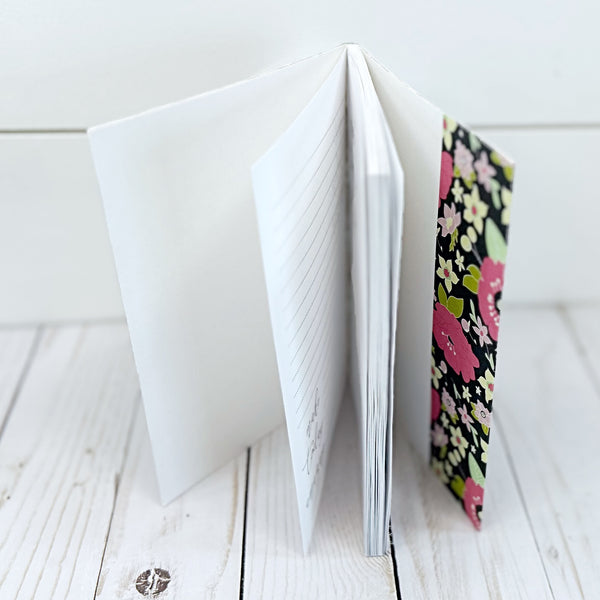 Pretty Inspirational Notebook with Pocket for Gift Card