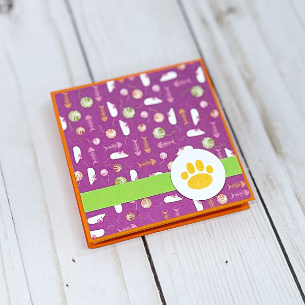 Cat Themed Decorated Post-It Notepad