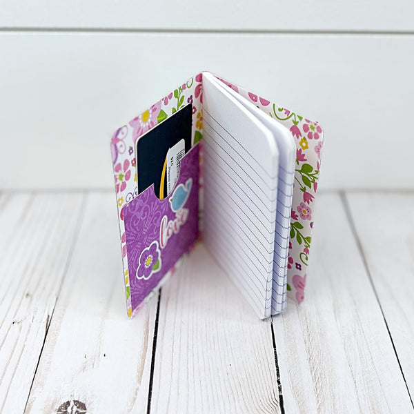 Fairy Themed Mini Composition Notebook Set with Gift Card Pocket