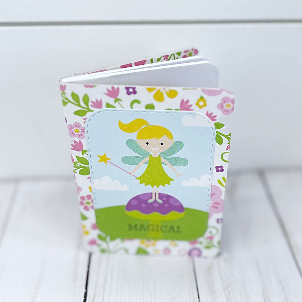 Fairy Themed Mini Composition Notebook Set with Gift Card Pocket