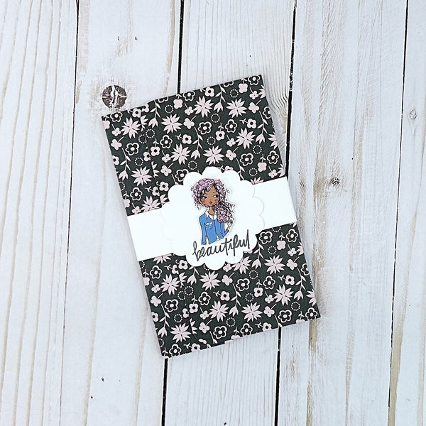 Decorated Mini Notepad, Small Gift Idea