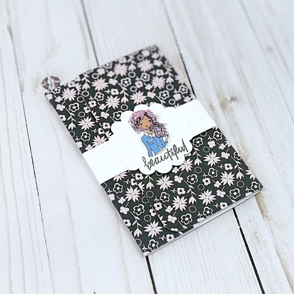 Decorated Mini Notepad, Small Gift Idea