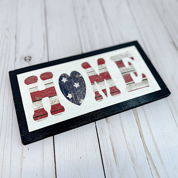 Rustic Red White and Blue 3 Piece Patriotic Decorating Set