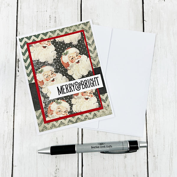 Make Your Own Christmas Card Kit, DIY Greeting Cards, Beginner Cardmaking