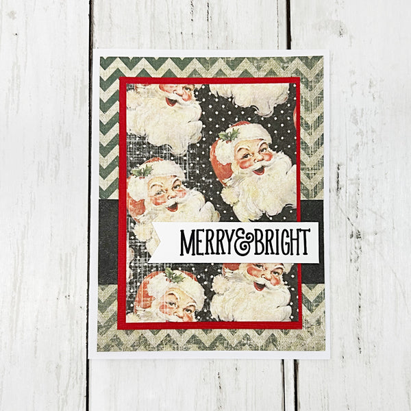 Make Your Own Christmas Card Kit, DIY Greeting Cards, Beginner Cardmaking