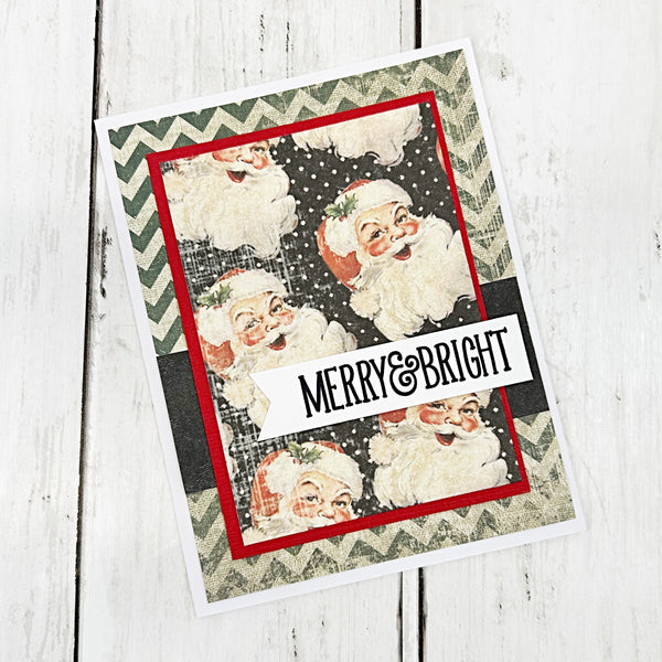 Make Your Own Christmas Card Kit, DIY Greeting Cards, Beginner Cardmaking