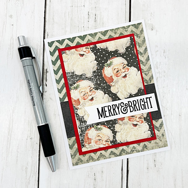 Make Your Own Christmas Card Kit, DIY Greeting Cards, Beginner Cardmaking