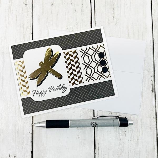 Elegant Assorted Card Set of 6, Handmade Notecards