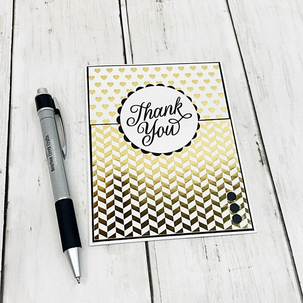 Elegant Assorted Card Set of 6, Handmade Notecards