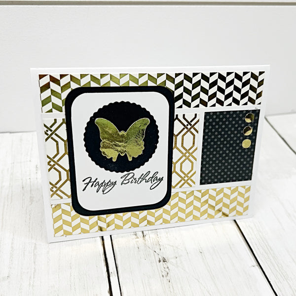 Elegant Assorted Card Set of 6, Handmade Notecards