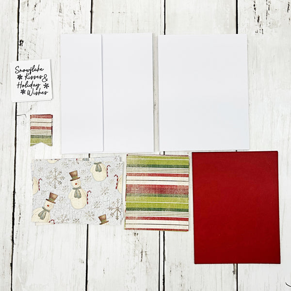 Cute DIY Christmas Cardmaking Kit, Make Your Own Greeting Cards, Beginner Friendly