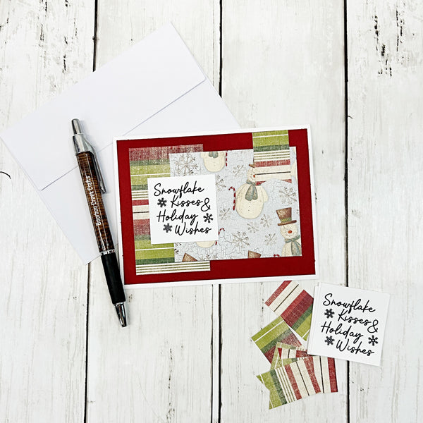 Cute DIY Christmas Cardmaking Kit, Make Your Own Greeting Cards, Beginner Friendly