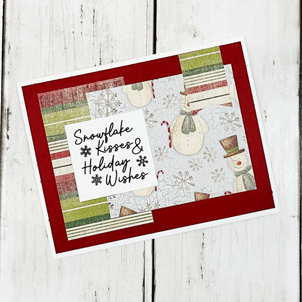 Cute DIY Christmas Cardmaking Kit, Make Your Own Greeting Cards, Beginner Friendly