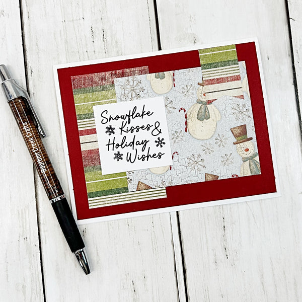Cute DIY Christmas Cardmaking Kit, Make Your Own Greeting Cards, Beginner Friendly