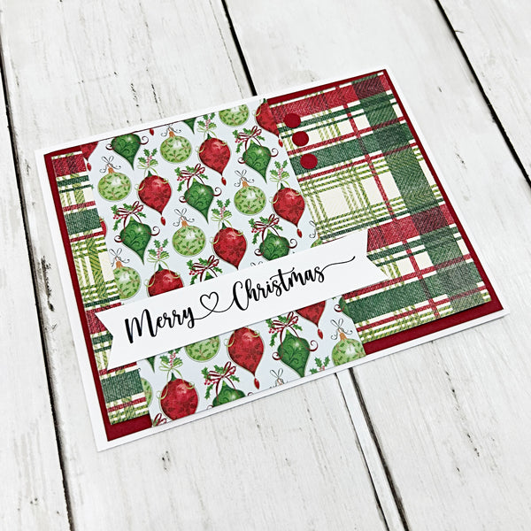 Christmas DIY Cardmaking Kit, Make Your Own Greeting Cards, Beginner Friendly