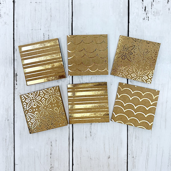 Mini Gift Bag Set with Matching Note Cards • Jewelry Packaging • Bridesmaid Favor Bags • Small Treat Box