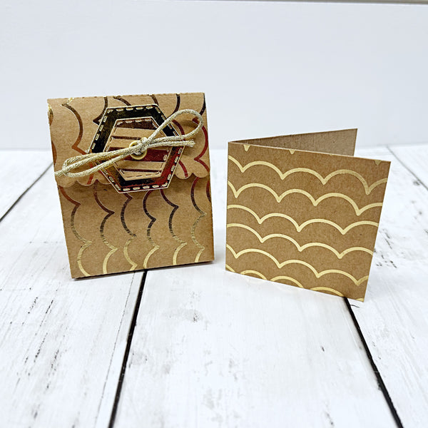 Mini Gift Bag Set with Matching Note Cards • Jewelry Packaging • Bridesmaid Favor Bags • Small Treat Box