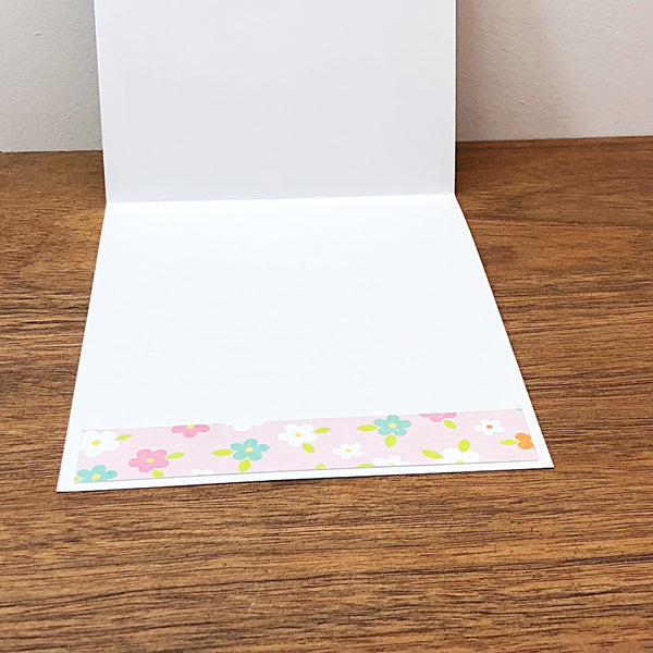 Cute Happy Easter Card Set  of 6, Handmade Note Cards