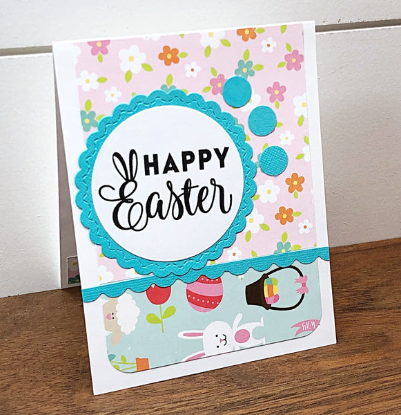 Cute Happy Easter Card Set  of 6, Handmade Note Cards