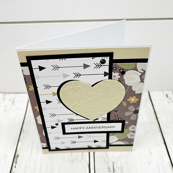 Happy Anniversary Handmade Greeting Card