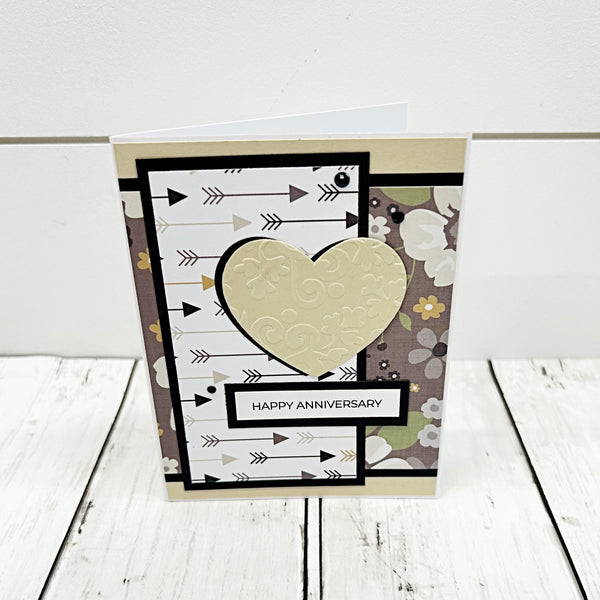 Happy Anniversary Handmade Greeting Card