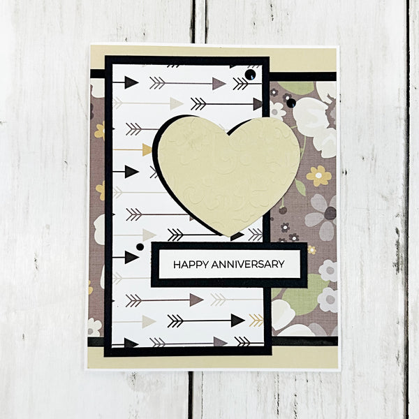 Happy Anniversary Handmade Greeting Card