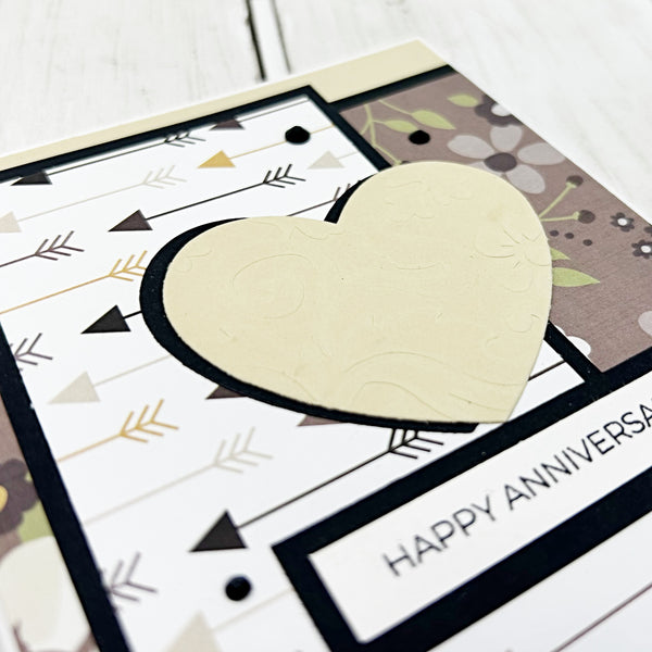 Happy Anniversary Handmade Greeting Card