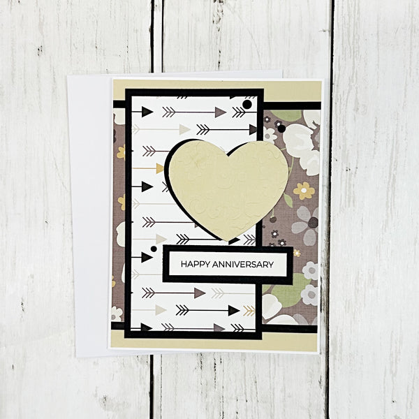 Happy Anniversary Handmade Greeting Card