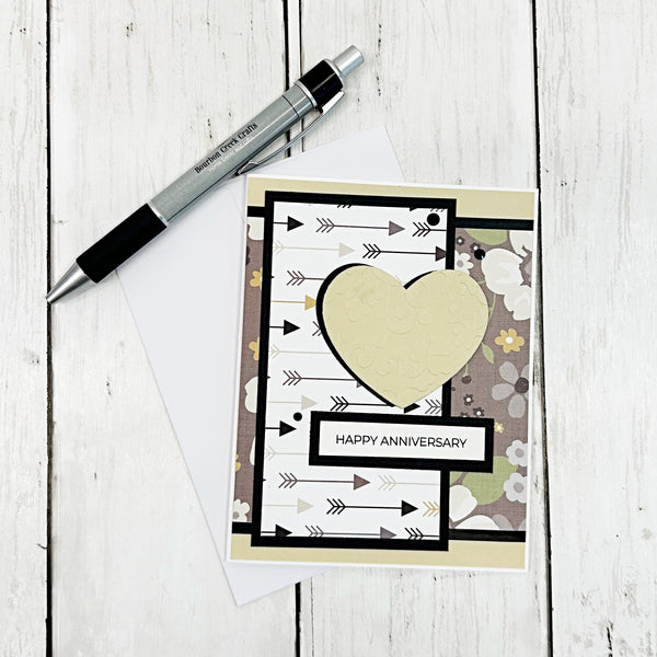 Happy Anniversary Handmade Greeting Card